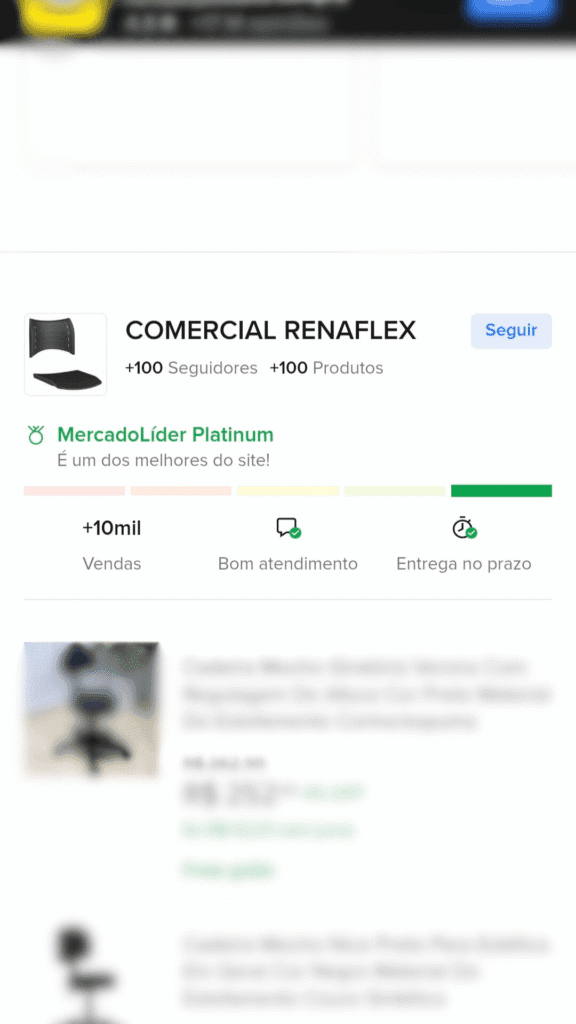 vendedor mercado líder