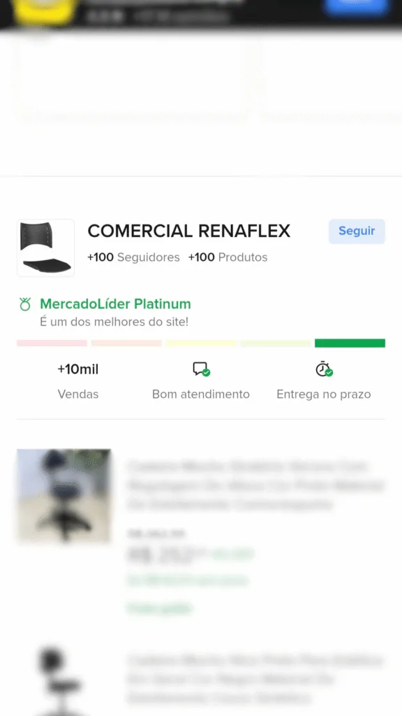 vendedor mercado líder