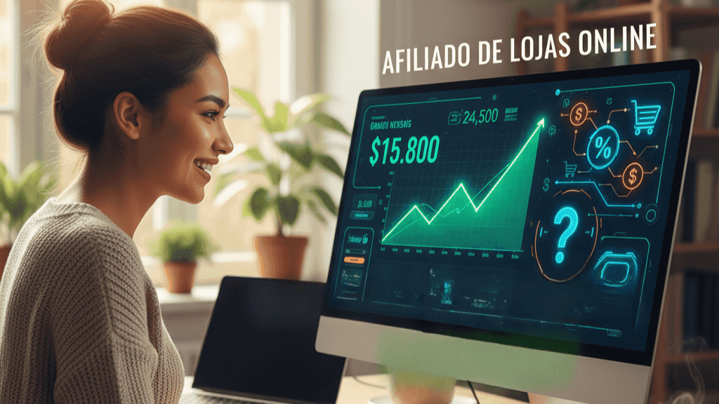 QUANTO GANHA AFILIADO DE LOJAS ONLINE